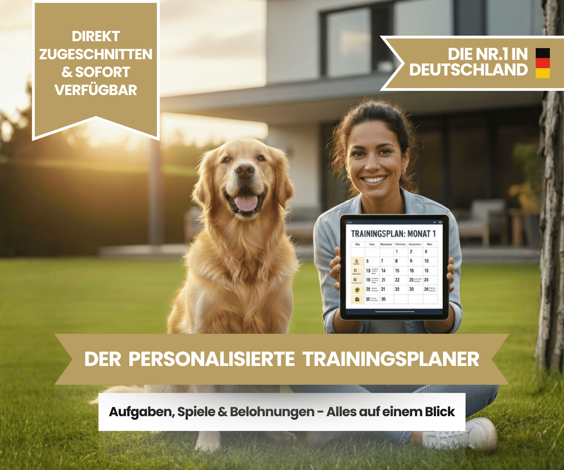 Hund Training - Glücklicher Hund nach erfolgreichem Hundetraining